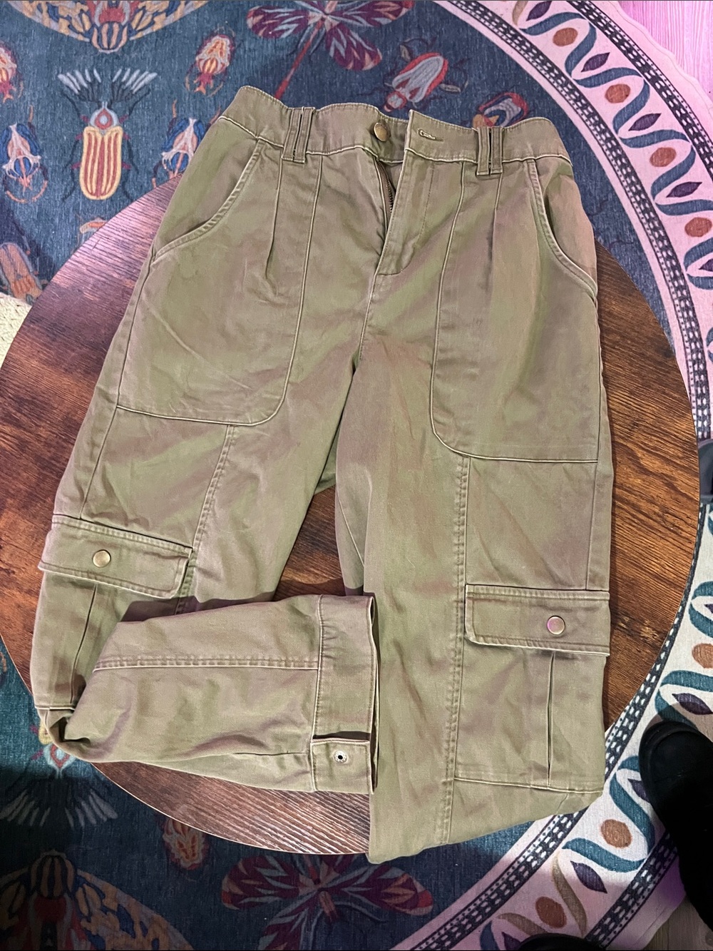 Men's Cargo Pants in Olive Green